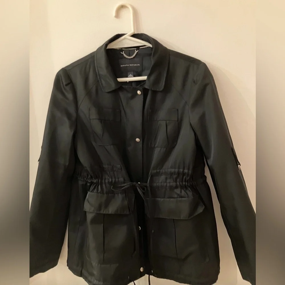 Banana Republic Women’s Black Military Jacket Size M